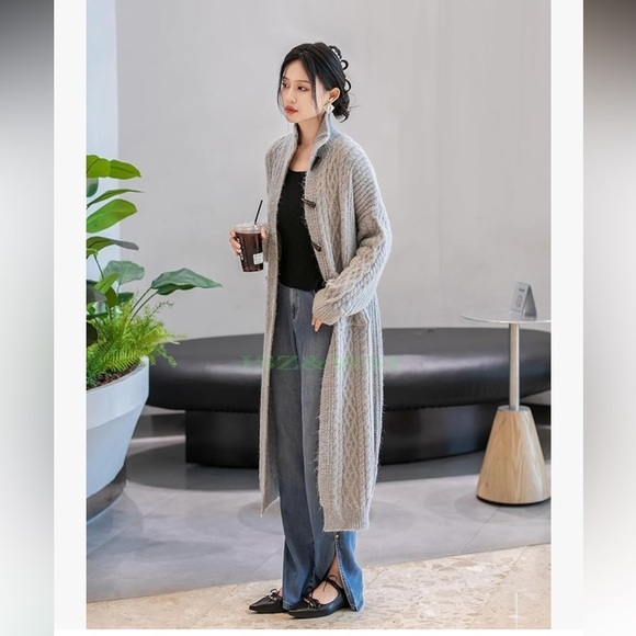 Cardigans for Women 2024 Button Down Sweaters Winter Coats with Pockets - Picture 4 of 16